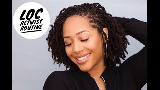 LOC RETWIST! | Come with me to the salon to get my locs done!