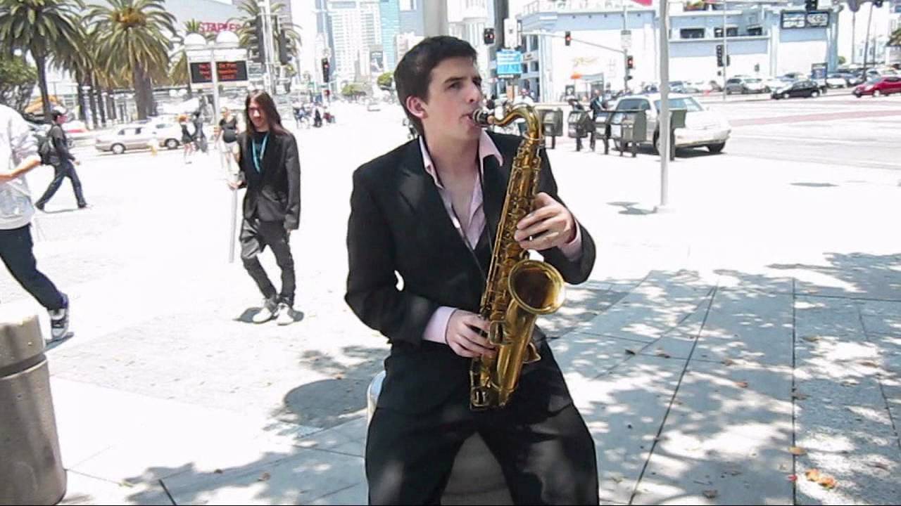 Anime Expo 2012 Saxophone player plays Cowboy Bebop YouTube