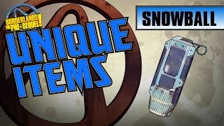 BORDERLANDS the Pre-Sequel - *Snowball* Unique Item Guide