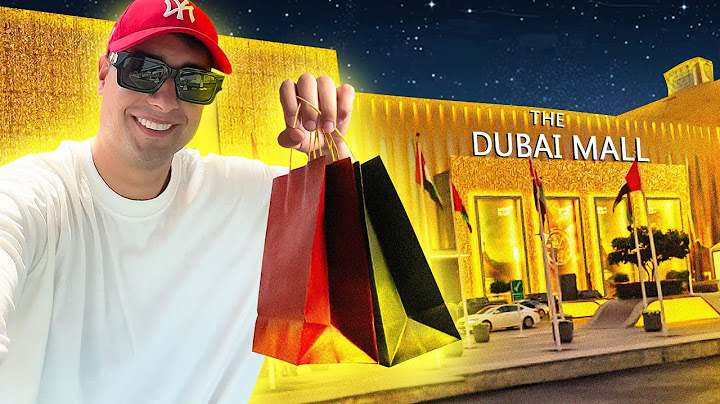 Así es el Centro Comercial más grande del mundo (Dubai Mall)