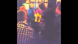 Liam Gallagher singing Stop Crying Your Heart Out with fans in Malta on 30th April 2016