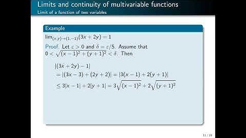 [Math 23] Lec 1.2 Limits and Continuity (Part 1 of 4)