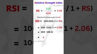 Relative Strength Index Calculation #shorts #krinu #relativestrengthindex #stockmarketindicator