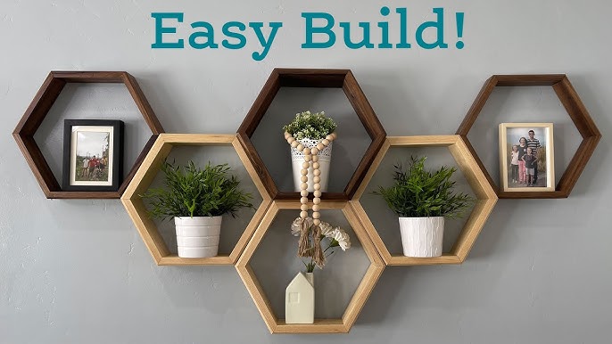 Hexagonal Hex Bee Hive beehive Craft DIY MDF Wood Pieces Honey Comb  Honeycomb