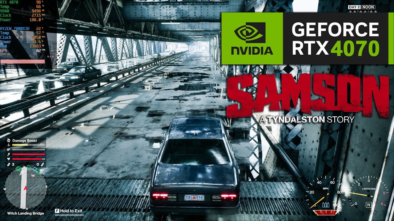 RTX 4070 | Samson - 4K, 1440p, 1080p - DLSS 4/4.5 - Ray