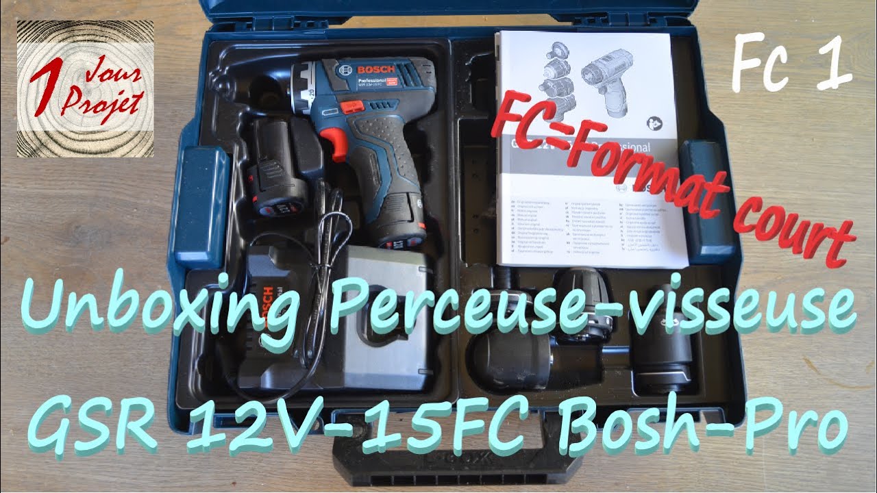 Test Bosch Professional GSR 12V-15 FC : une excellente perceuse