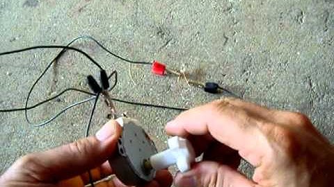 Microwave Oven Turntable Motor Generator(HUNDREDS OF VOLTS!)