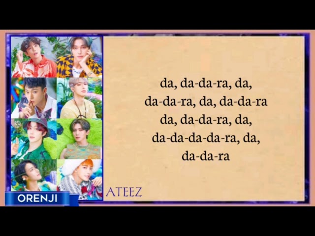 ATEEZ(에이티즈) Deja Vu EASY LYRICS class=