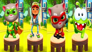 Subway Surfers vs Om Nom Run vs Talking Tom vs Gold Run - Tom vs All Bosses Zazz Eggman All 52