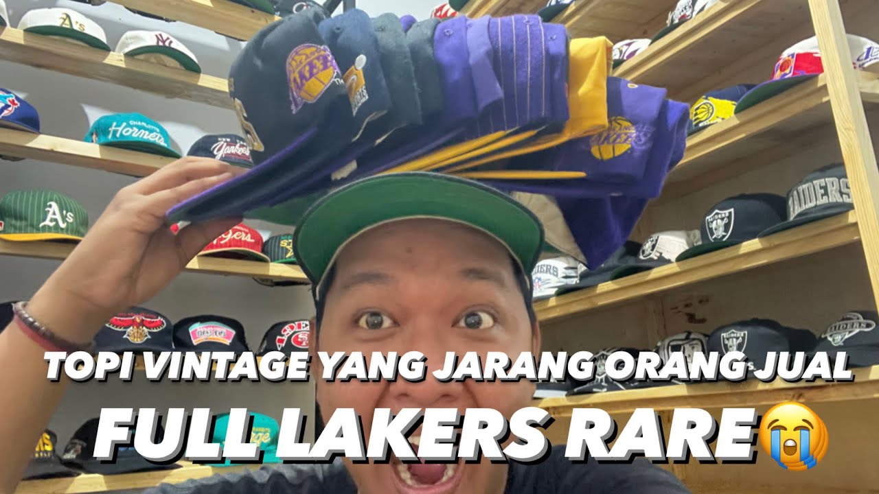 TOPI VINTAGE LAKERS RARE COLLECTION HAT