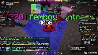 Aquamarine Dye Drop (Party Member POV) - Hypixel Skyblock