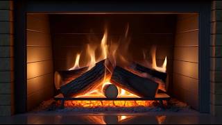 Modern Fireplace - Relaxing, Soft Fire Sounds - No Music screenshot 1