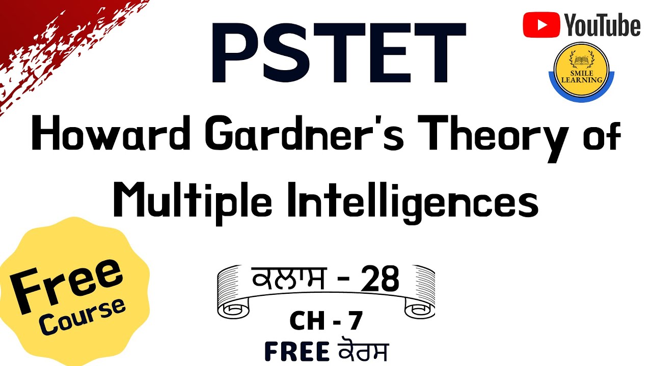 Howard Gardner's Theory of Multiple Intelligences by Tejinder Kaur | Howard Gardner | CDP PSTET