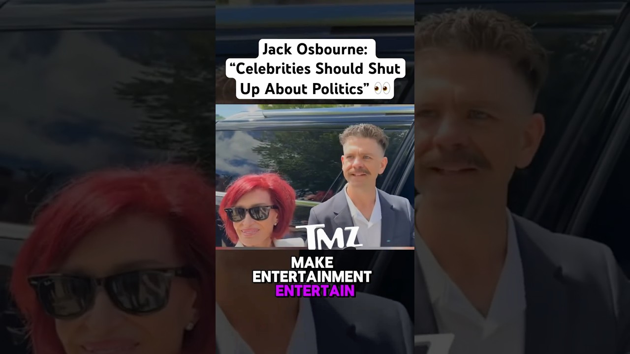 Jack Osbourne Says Celebrities Should Stay Out Of Politics