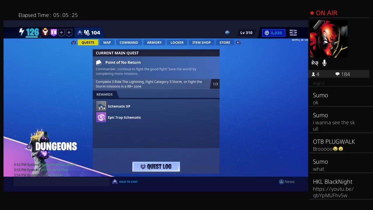 º¦ Fortnite ¦º STW Grind the Storm King and dungeon quests