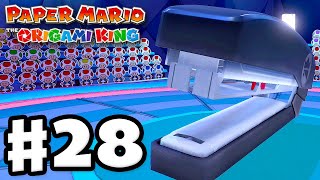 Stapler Boss Fight! - Paper Mario: The Origami King - Gameplay Walkthrough Part 28