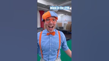 Blippi LEARNS Gymnastics TRICKS! #blippi #shorts