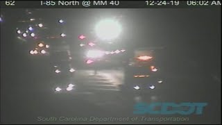 2 crashes shut down I-85 NB near Hwy 153
