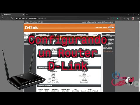 Video: Cómo Configurar Un Enrutador D-link Dir 615