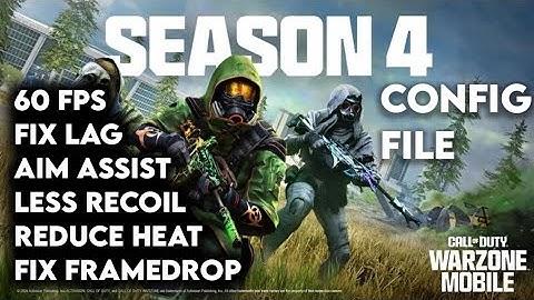 WARZONE MOBILE NEW UPDATE LAGFIX CONFIG FILE