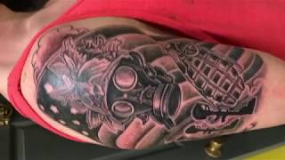 American Flag Grenade Patriotic Tattoo