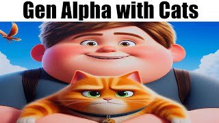 Gen Alpha with their Cats be like by Kenzen Tomi 31,081 views 1 month ago 42 seconds