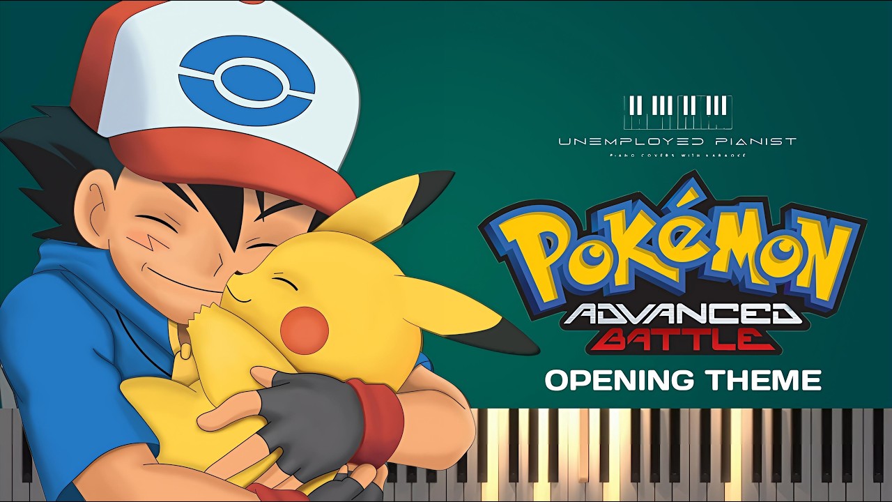 Unbeatable Opening Theme - Pokémon: Advanced Battle (Piano cover and Karaoke)