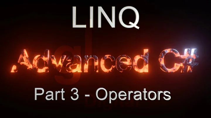 C# LINQ (Part 3 - Operators) - Advanced C# Tutorial (Part 7.3)