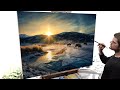 Landscape Painting Time-lapse | "Sundog Days"