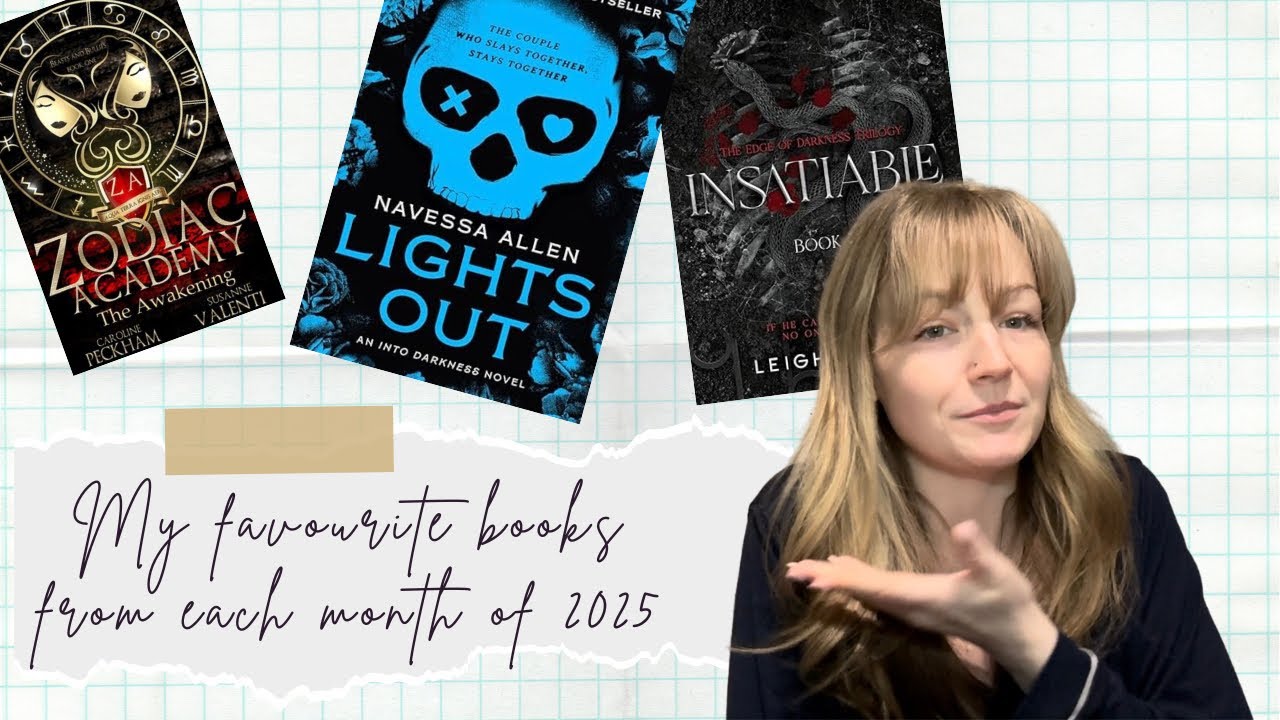 My favourite books from each month of 2025💖✨📚