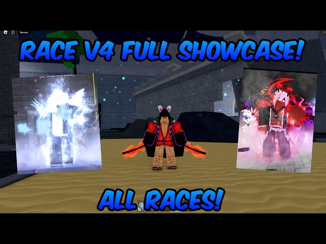 All Race Awakening Showcase V4  Blox Fruits Update 20 giveaway