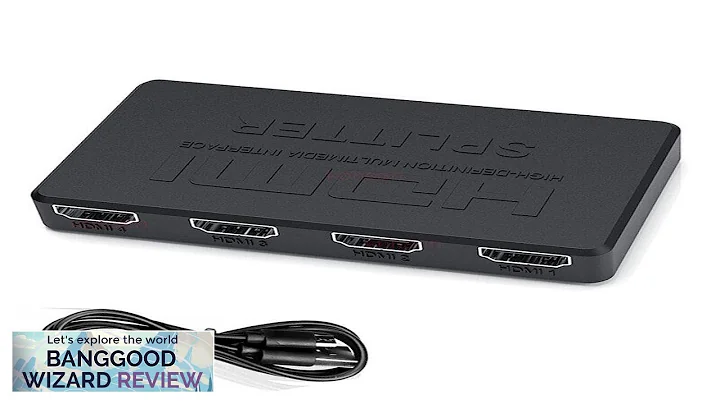 4K HDMI Splitter 1x4 HDMI Distributor Splitter 1 in 4 out Amplifier Review