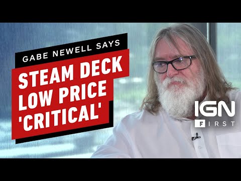 Gabe Newell: Hitting Steam Deck Price Was 'Painful' but ?Critical?