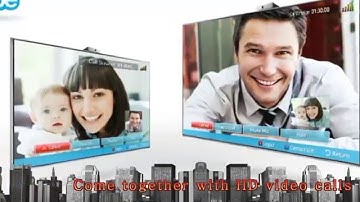 Enjoy Skype™ to Skype™ video calls from the comfort of your home with Samsung