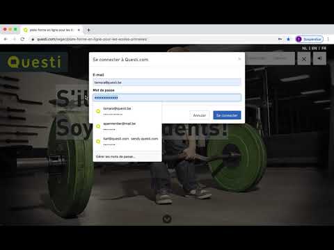 Vidéo 1 Comment me connecter à Questi
