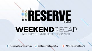 The Weekend Recap - October 26, 2020