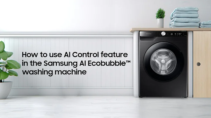 How to use AI Control feature in the Samsung AI Ecobubble™ washing machine