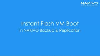 NAKIVO module Flash VM boot VOSTFR NAKIVO module Flash VM boot VOSTFR