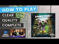 Monsters on Board Board Game - How to Play. A Kickstarter Preview