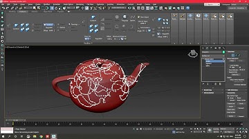 How To Draw SPLines On Surface - 3Ds Max