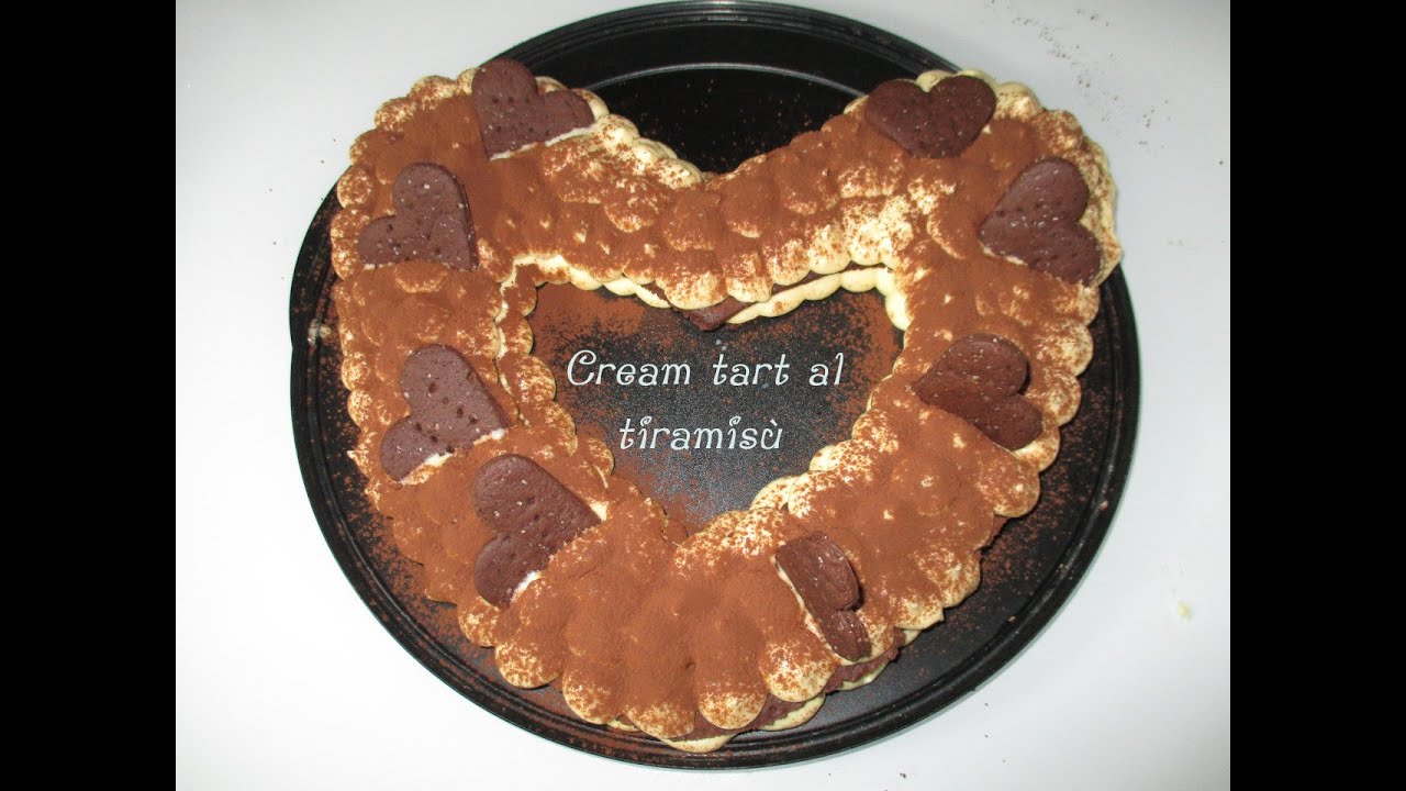 CREAM TART AL TIRAMISU’ a forma di cuore