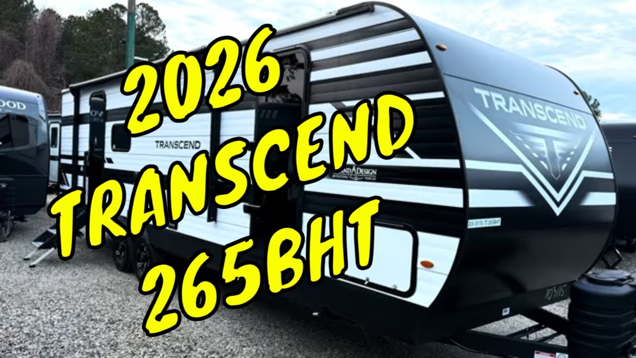 NEW 2026 GRAND DESIGN TRANSCEND 265BHT BUNK BEDS TRAVEL TRAILER Dodd RV WALKTHROUGH