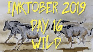 Inktober 2019 day 16 wild