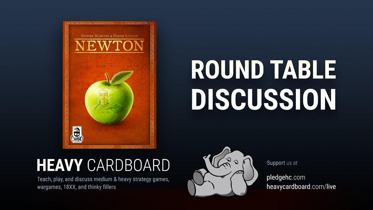 Round Table only - Newton Round Table discussion by Heavy Cardboard