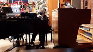 Medley Of Christmas Carolssilent Night-Robin Dunn, Piano-Sunset Umc Dec.24, 2021