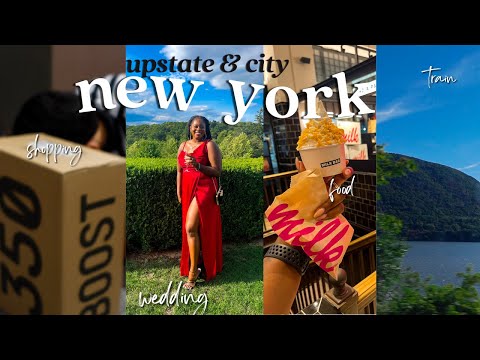 NY Travel Vlog 2022 // Wedding at The Garrison, My First Yeezys, Travel Upstate New York & Back!