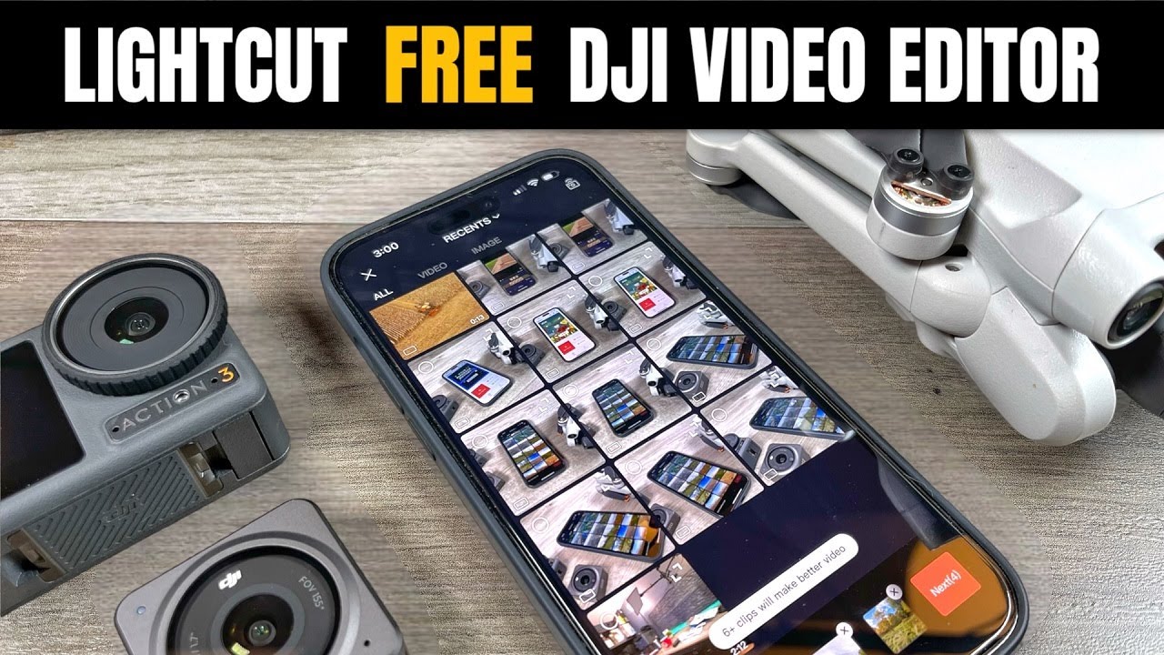 LightCut DJI's Officially Recommended Video Editor YouTube