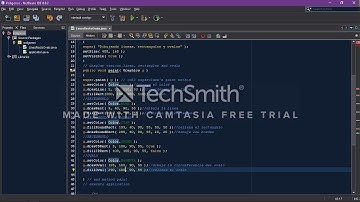 Generacion de Lineas,rectangulos y Ovalos en Netbeans