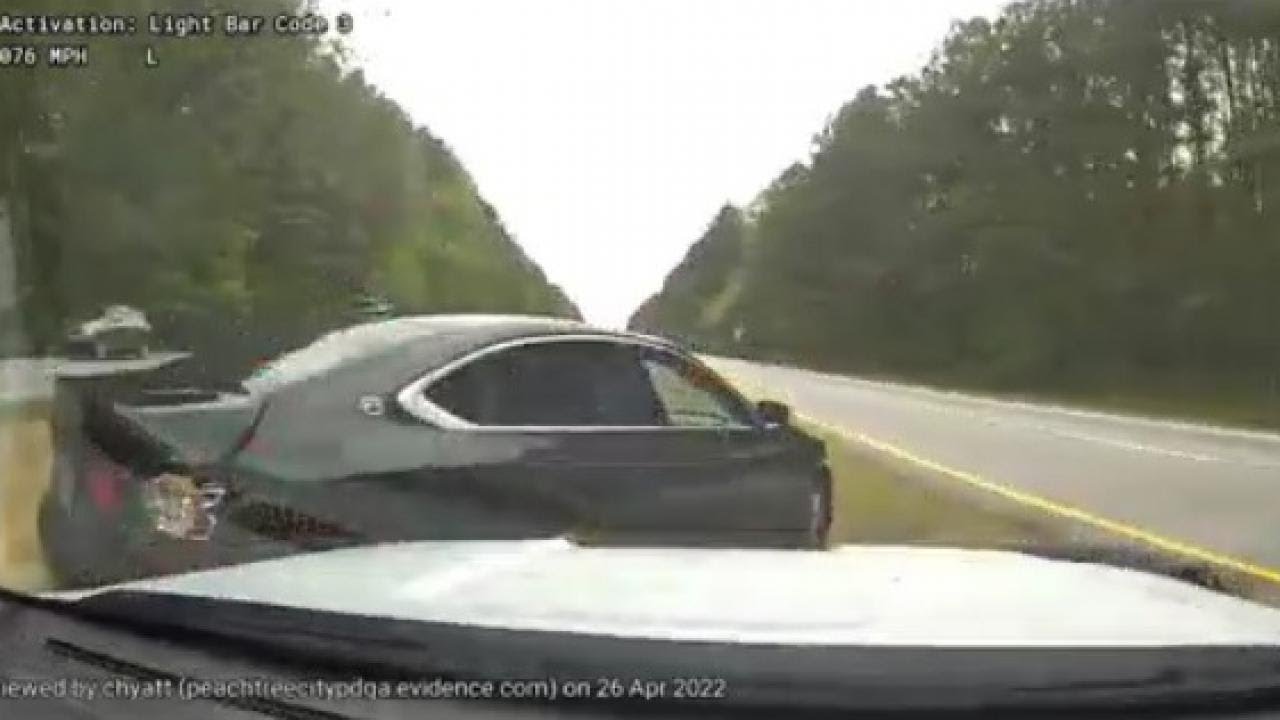 Police crash into car to halt wrong-way driver in high-speed chase ...