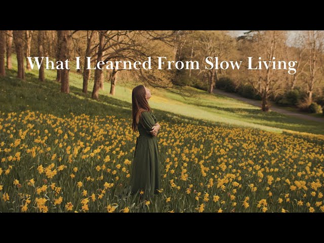 Slow living moments on a soft spring day in English countryside | Cultivating Peaceful Life class=